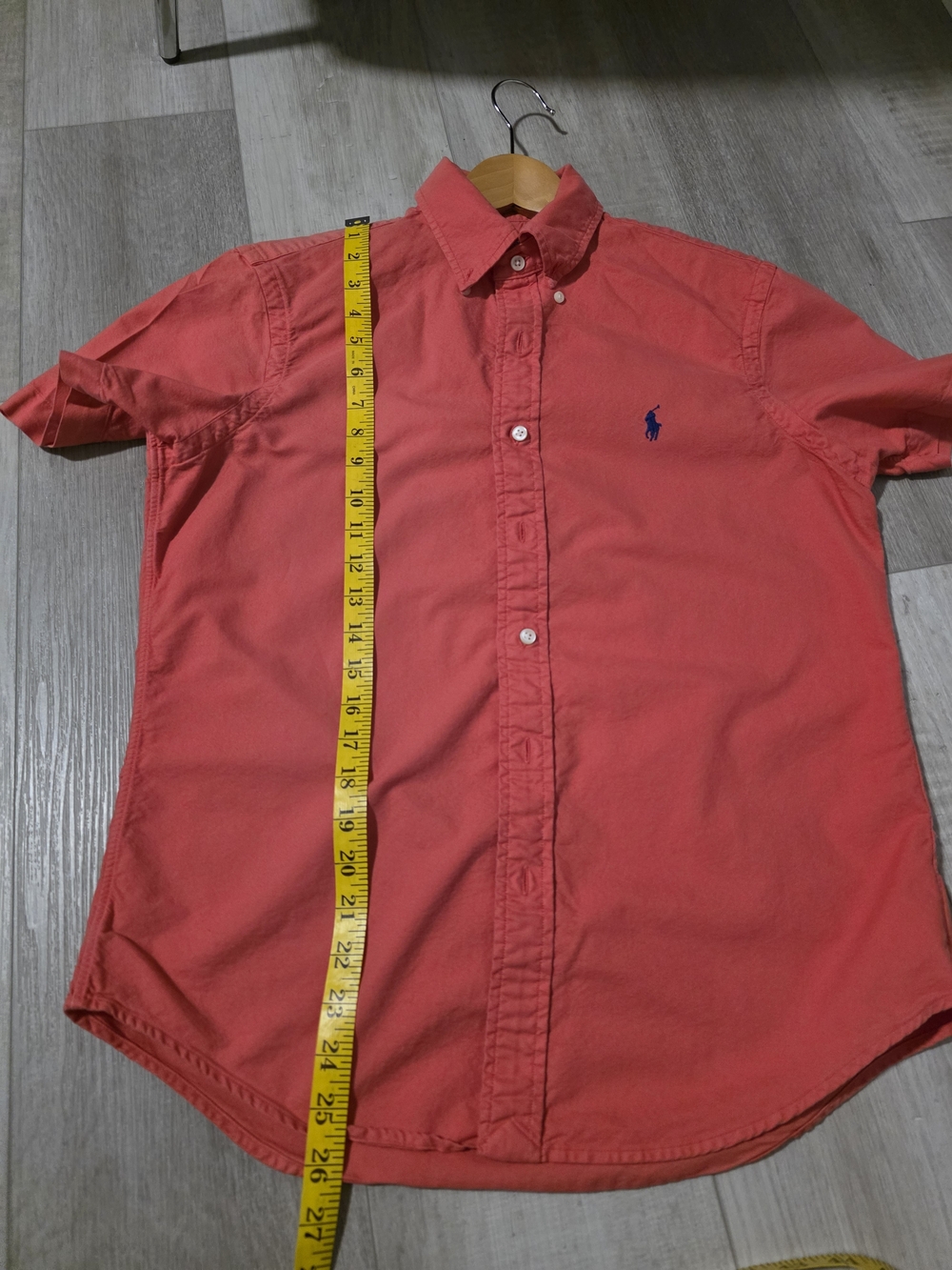 Polo Ralph Lauren Button Down Shirt Short Sleeve Classic Fit Size S - Picture 6 of 8